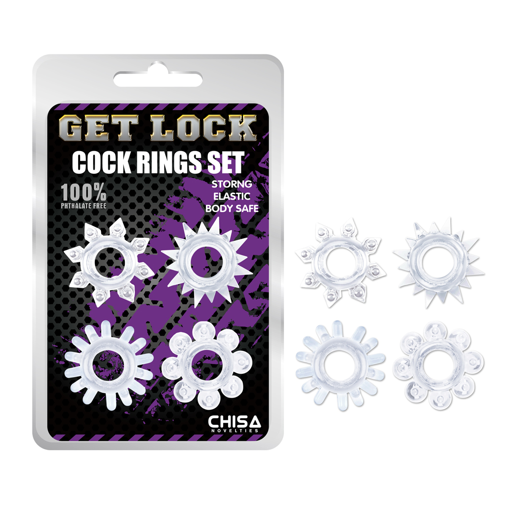 Cock Rings Set - Clear